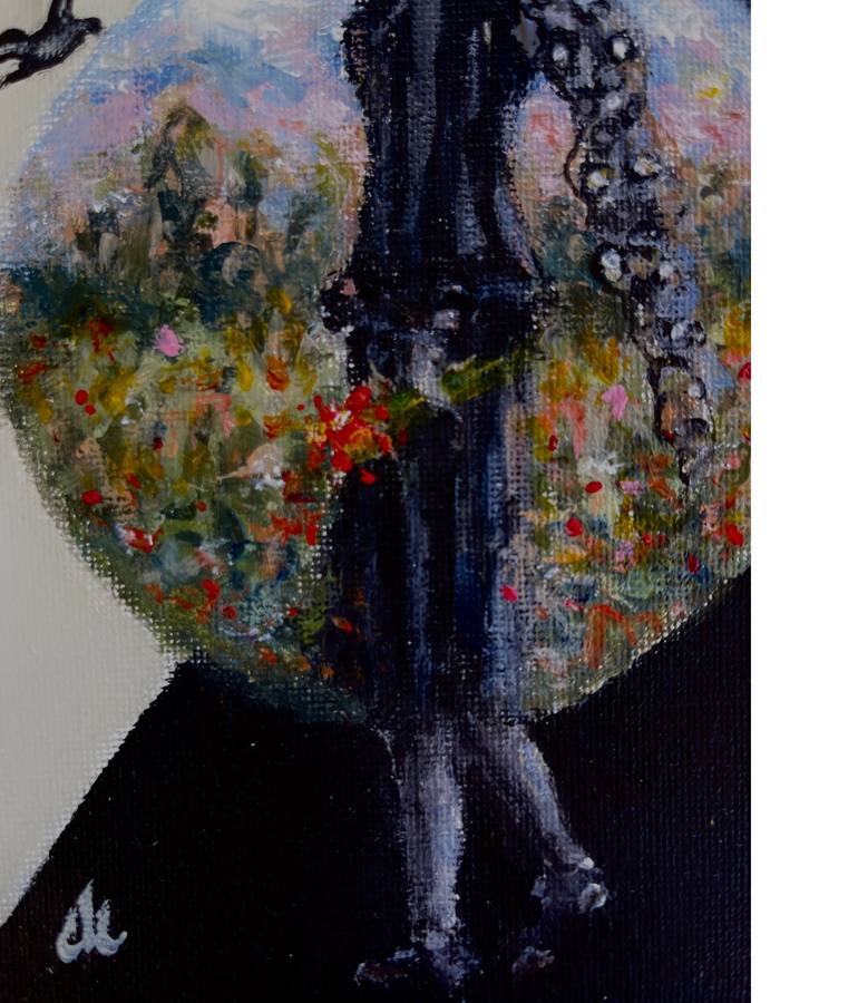 Original Conceptual Women Painting by Cristina Mihailescu