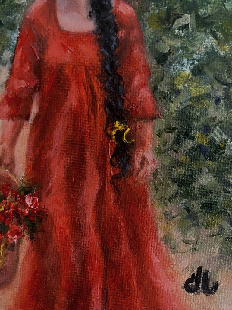 Original Figurative Women Painting by Cristina Mihailescu