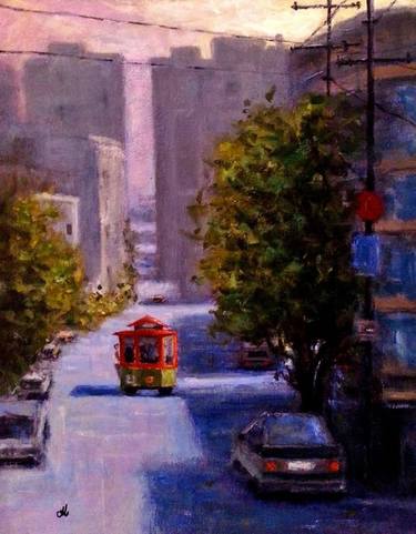 Original Cities Paintings by Cristina Mihailescu