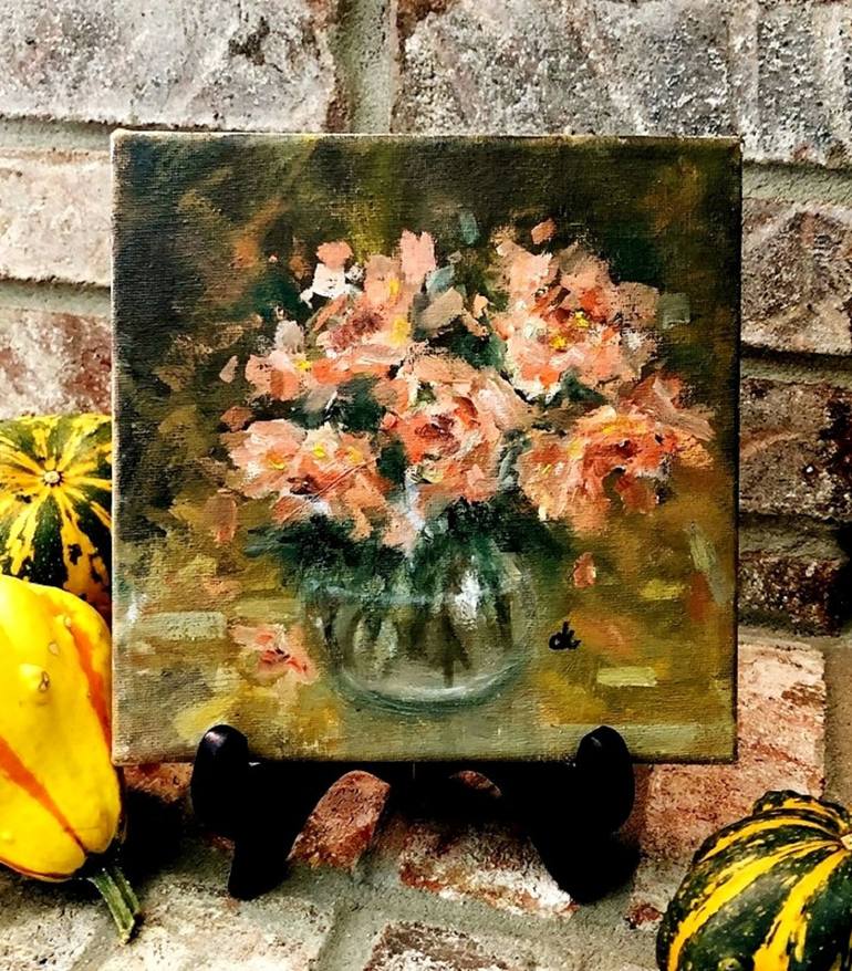 Original Floral Painting by Cristina Mihailescu