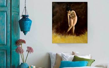 Original Impressionism Nude Paintings by Cristina Mihailescu