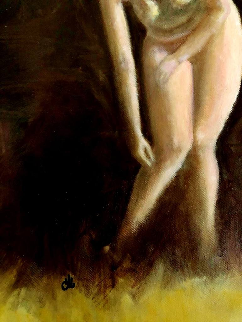Original Nude Painting by Cristina Mihailescu