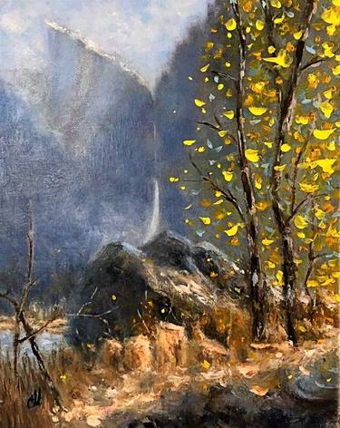 Original Fine Art Landscape Paintings by Cristina Mihailescu