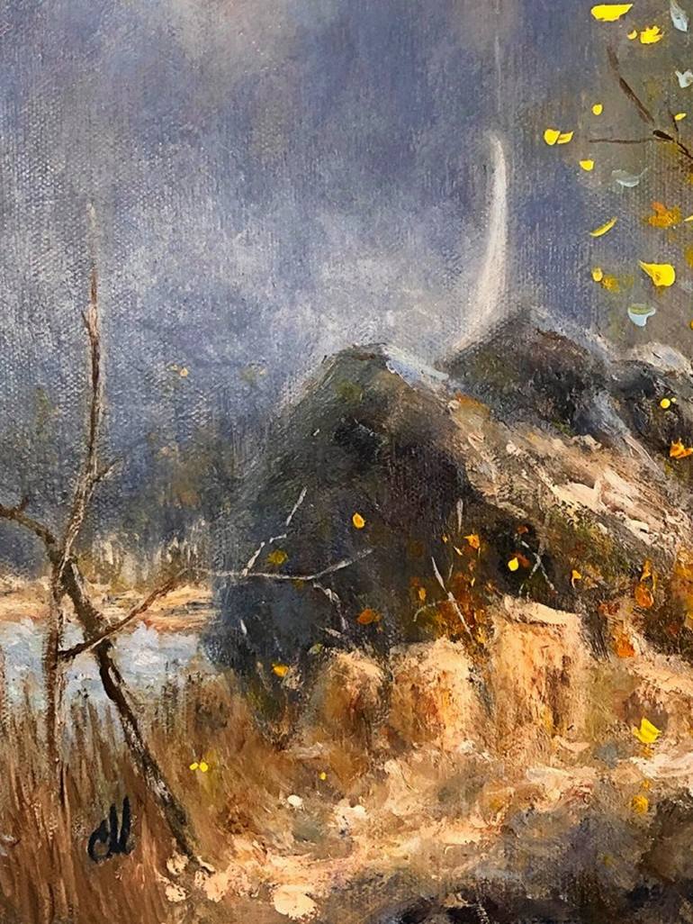Original Landscape Painting by Cristina Mihailescu