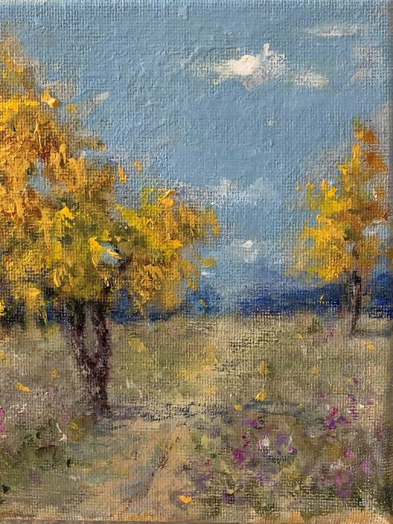 Original Impressionism Landscape Painting by Cristina Mihailescu