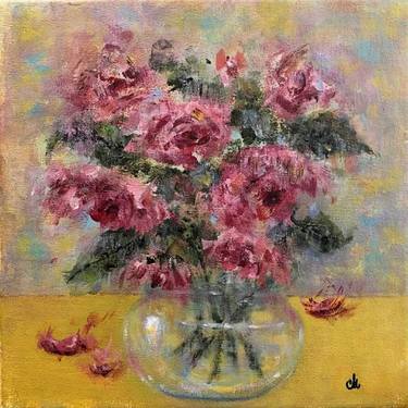 Original Impressionism Floral Paintings by Cristina Mihailescu