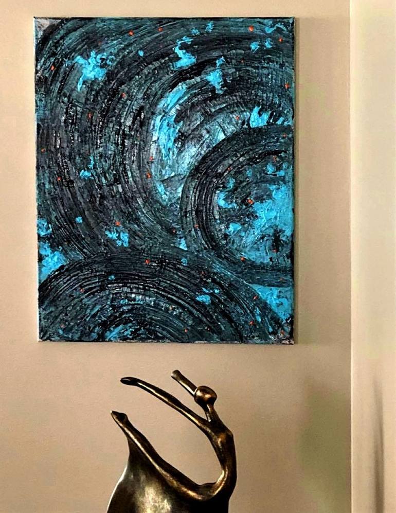 Original Abstract Painting by Cristina Mihailescu