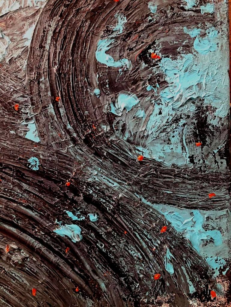 Original Abstract Painting by Cristina Mihailescu