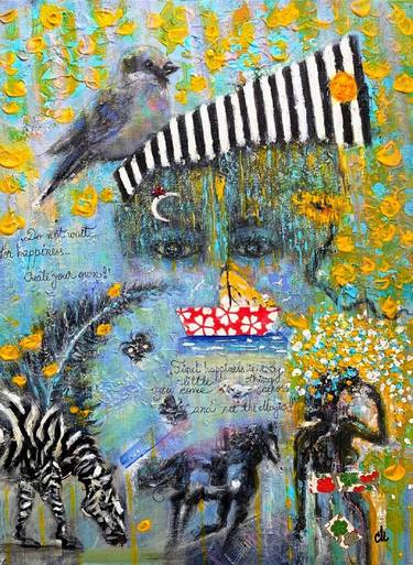 Original Abstract Expressionism Abstract Paintings by Cristina Mihailescu