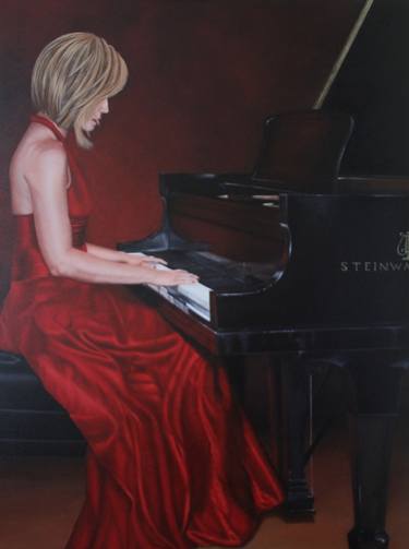 Original Music Painting by Suzanne Burden