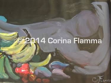 Original People Paintings by Corina Flamma-sherman