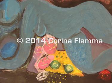 Original Abstract Paintings by Corina Flamma-sherman