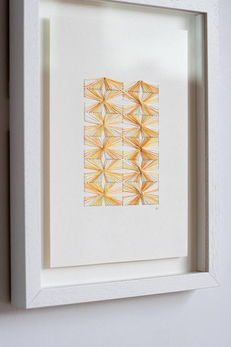 Original Geometric Mixed Media by Demi Overton