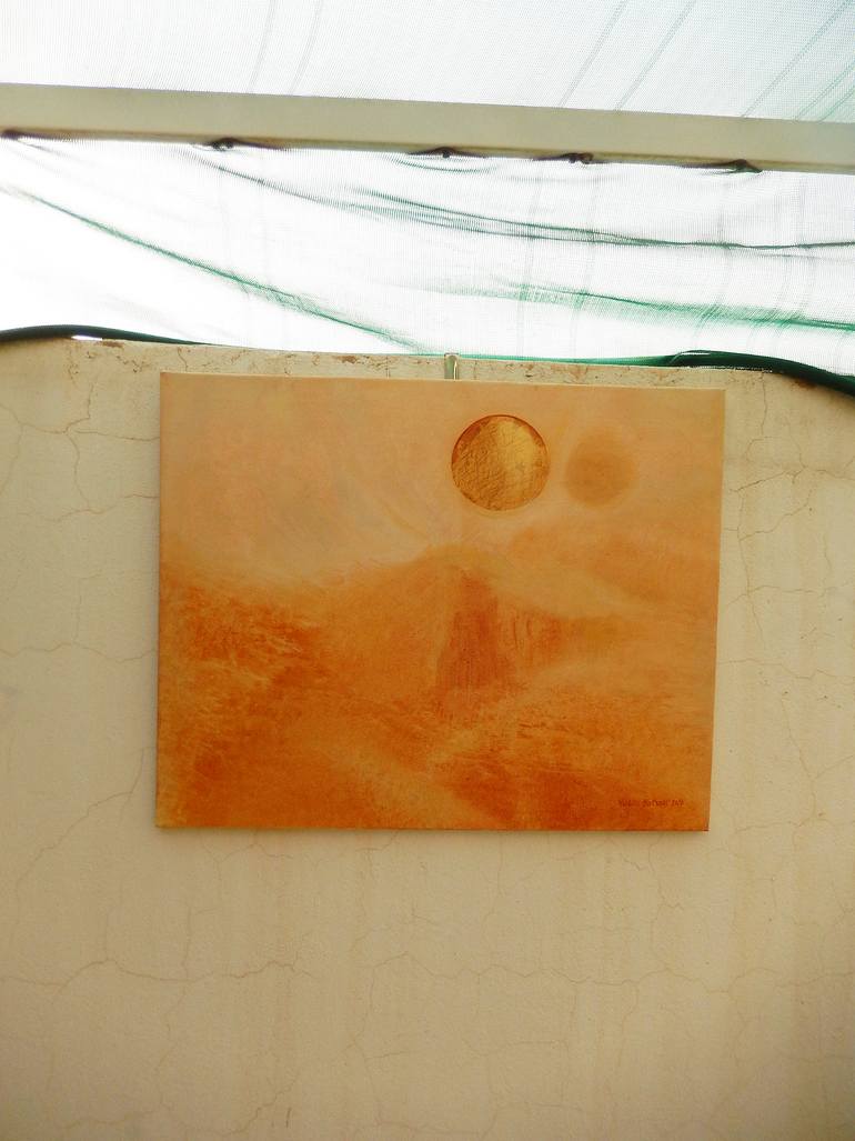 Original Abstract Landscape Painting by Valda Batraks