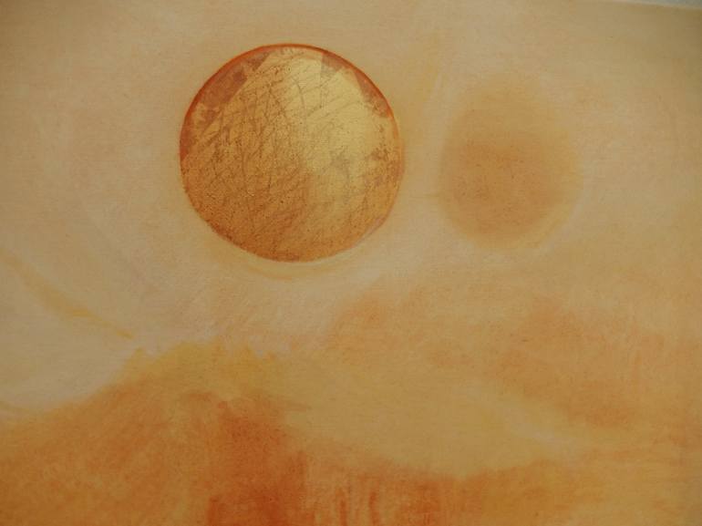 Original Abstract Landscape Painting by Valda Batraks