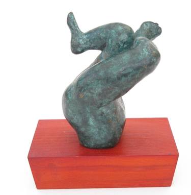 Original Figurative Nude Sculpture by Elke Rehder