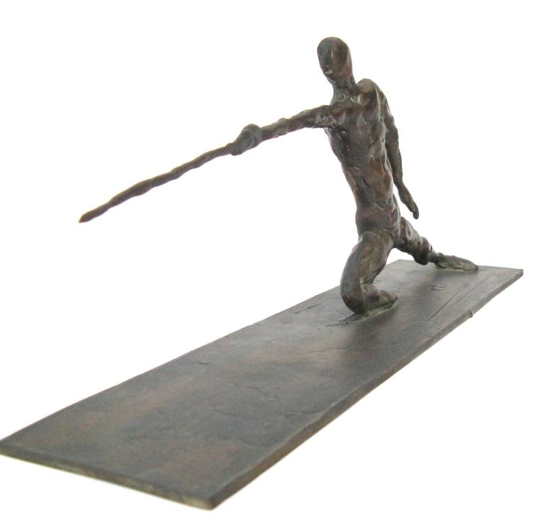 Original Sports Sculpture by Elke Rehder