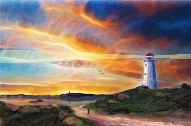 Print of Seascape Paintings by Gary LeDrew
