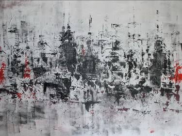 Original Abstract Architecture Paintings by Herco Herco