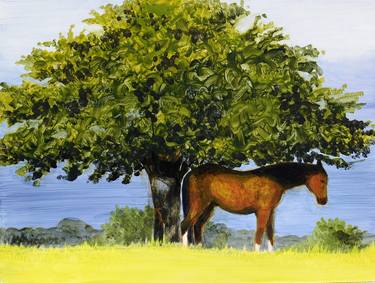 Print of Horse Paintings by Kerry Phippen