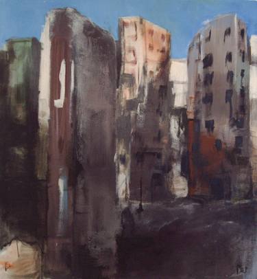 Original Expressionism Architecture Paintings by Samuel Bischoff