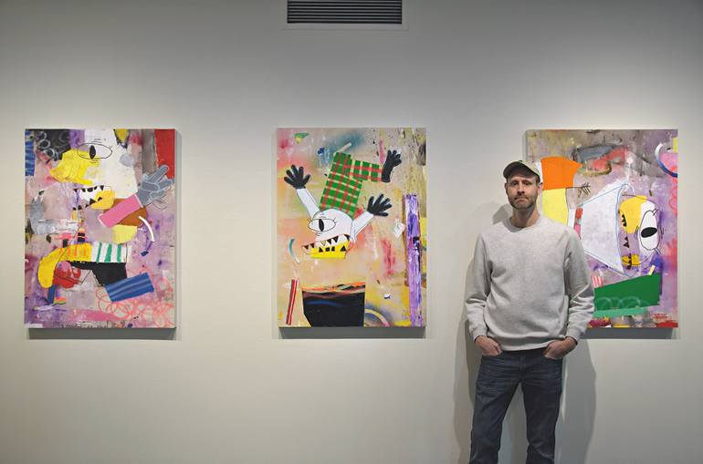Original Figurative Abstract Painting by Darren Haper