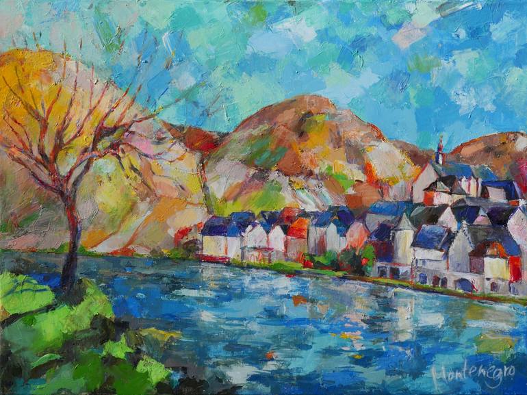 Print of Impressionism Landscape Paintings by Miriam Montenegro