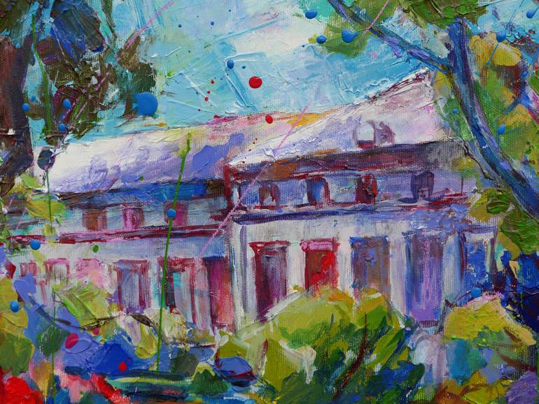 Original Contemporary Garden Painting by Miriam Montenegro