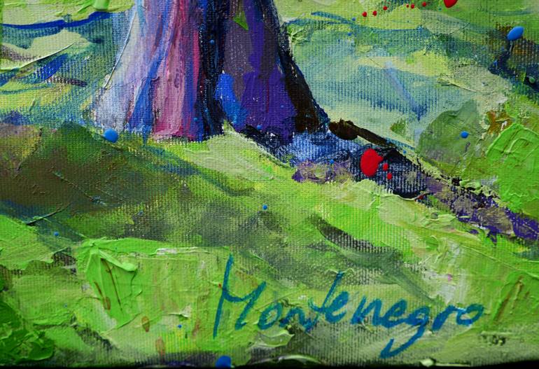 Original Contemporary Garden Painting by Miriam Montenegro