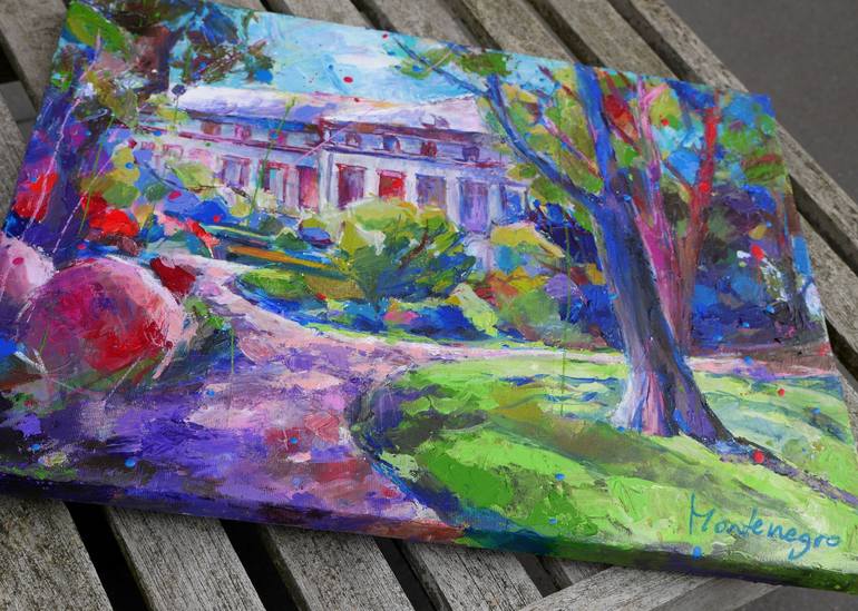 Original Contemporary Garden Painting by Miriam Montenegro