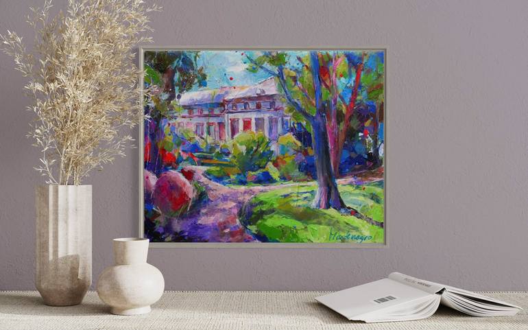 Original Contemporary Garden Painting by Miriam Montenegro