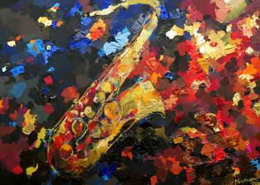 Print of Expressionism Music Paintings by Miriam Montenegro