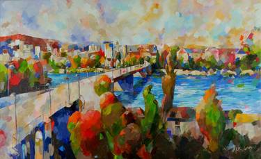 Print of Expressionism Cities Paintings by Miriam Montenegro