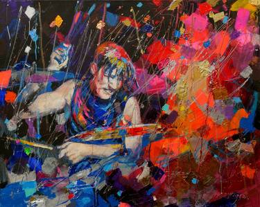 Print of Expressionism Music Paintings by Miriam Montenegro
