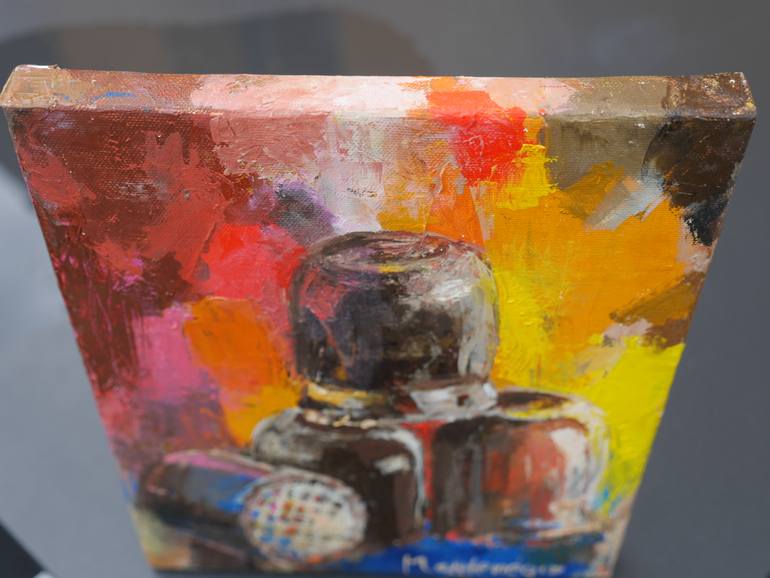 Original Cubism Still Life Painting by Miriam Montenegro