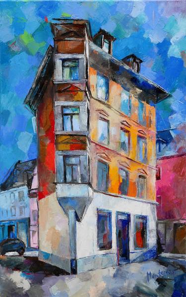 Original Expressionism Architecture Paintings by Miriam Montenegro