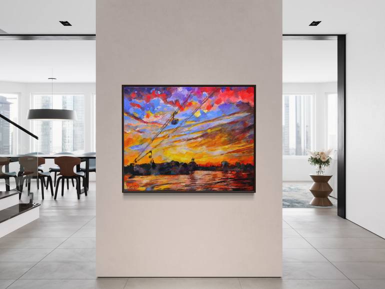 Original Contemporary Landscape Painting by Miriam Montenegro