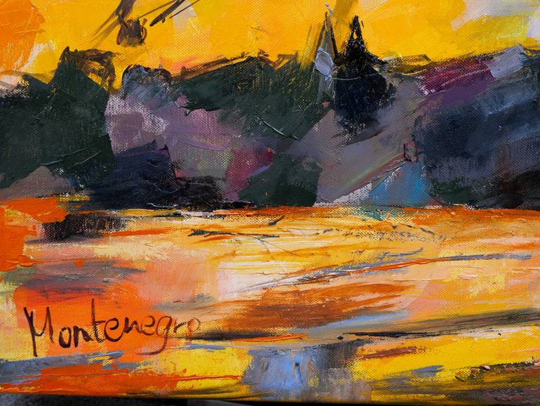 Original Contemporary Landscape Painting by Miriam Montenegro