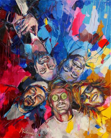 Print of Expressionism Men Paintings by Miriam Montenegro