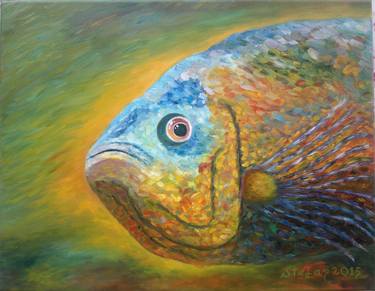 Print of Expressionism Fish Paintings by Stefan Silvestru