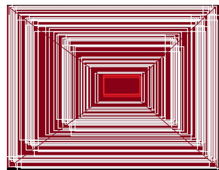Original Abstract Architecture Drawing by Princess Zo Flamma-Hill