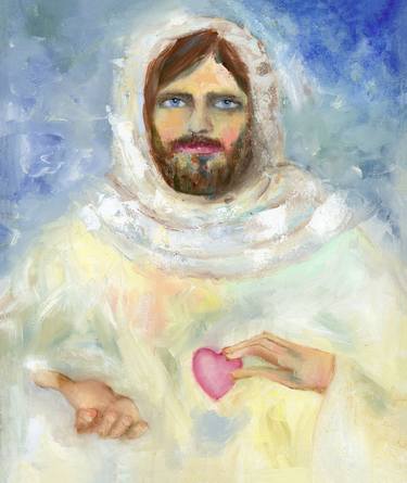 Original Religion Painting by María Lidia Muñoz