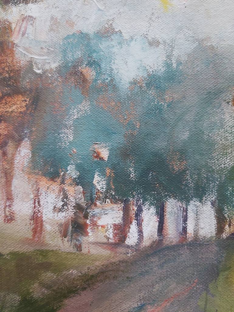 Original Impressionism Landscape Painting by María Lidia Muñoz
