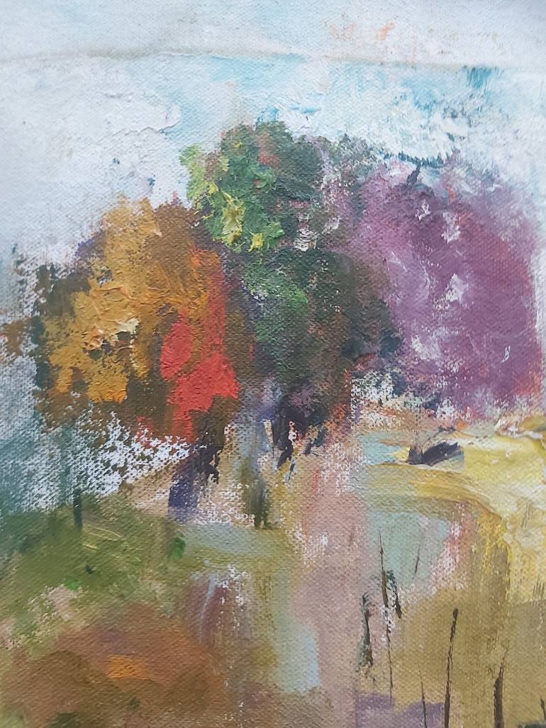 Original Impressionism Landscape Painting by María Lidia Muñoz