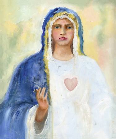 Original Impressionism Religion Paintings by María Lidia Muñoz