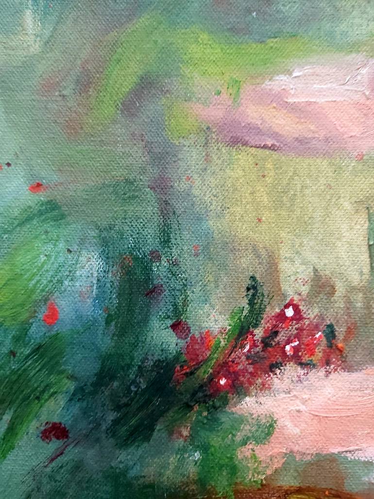 Original Impressionism Rural Life Painting by María Lidia Muñoz