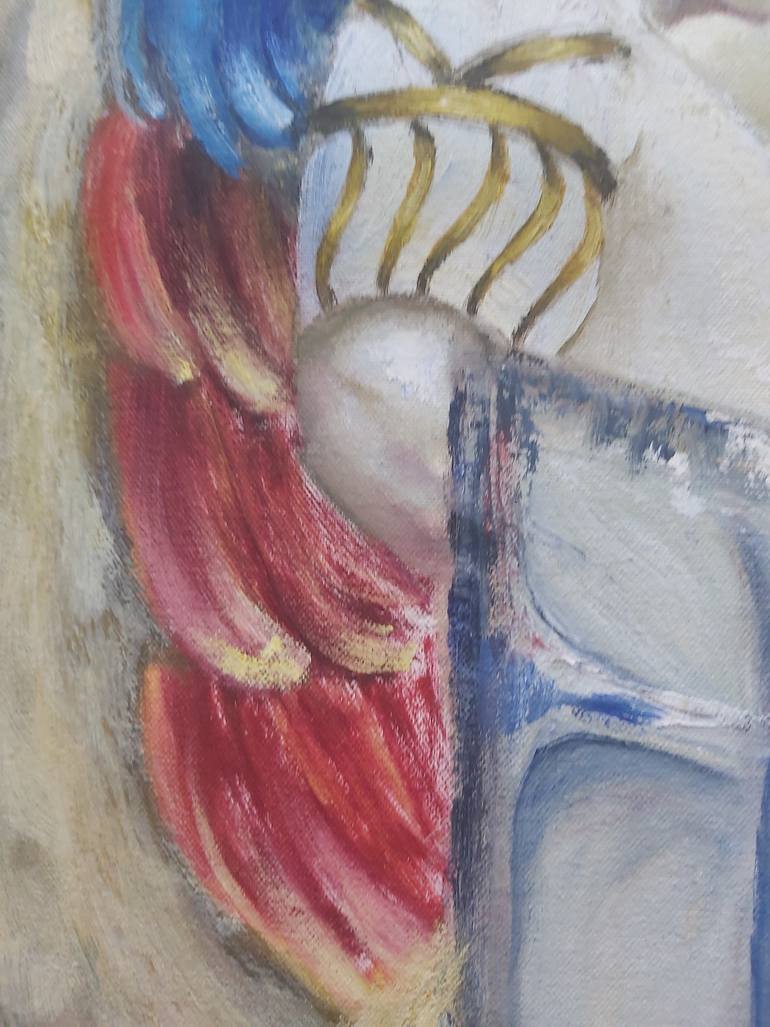 Original Figurative Religion Painting by María Lidia Muñoz