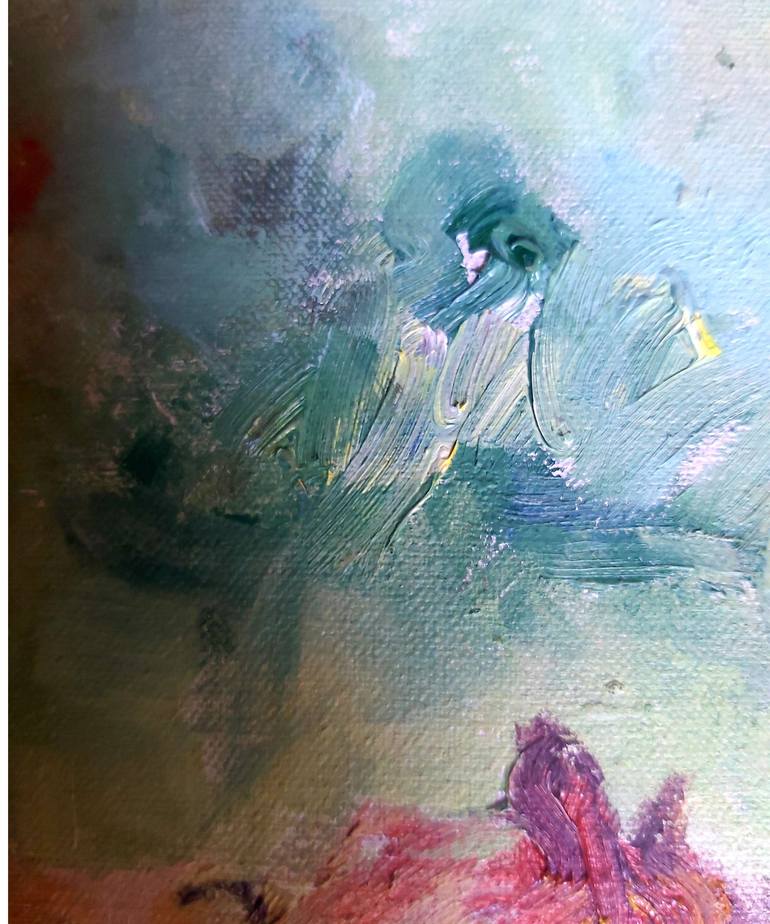 Original Impressionism Horse Painting by María Lidia Muñoz