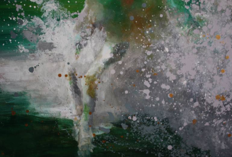 Original Expressionism Horse Painting by María Lidia Muñoz