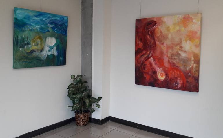 Original Expressionism Music Painting by María Lidia Muñoz